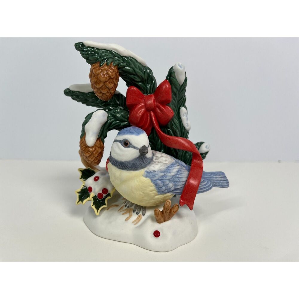 Lenox 2010 Christmas Bird Blue Titmouse Limited Edition Porcelain Figurine